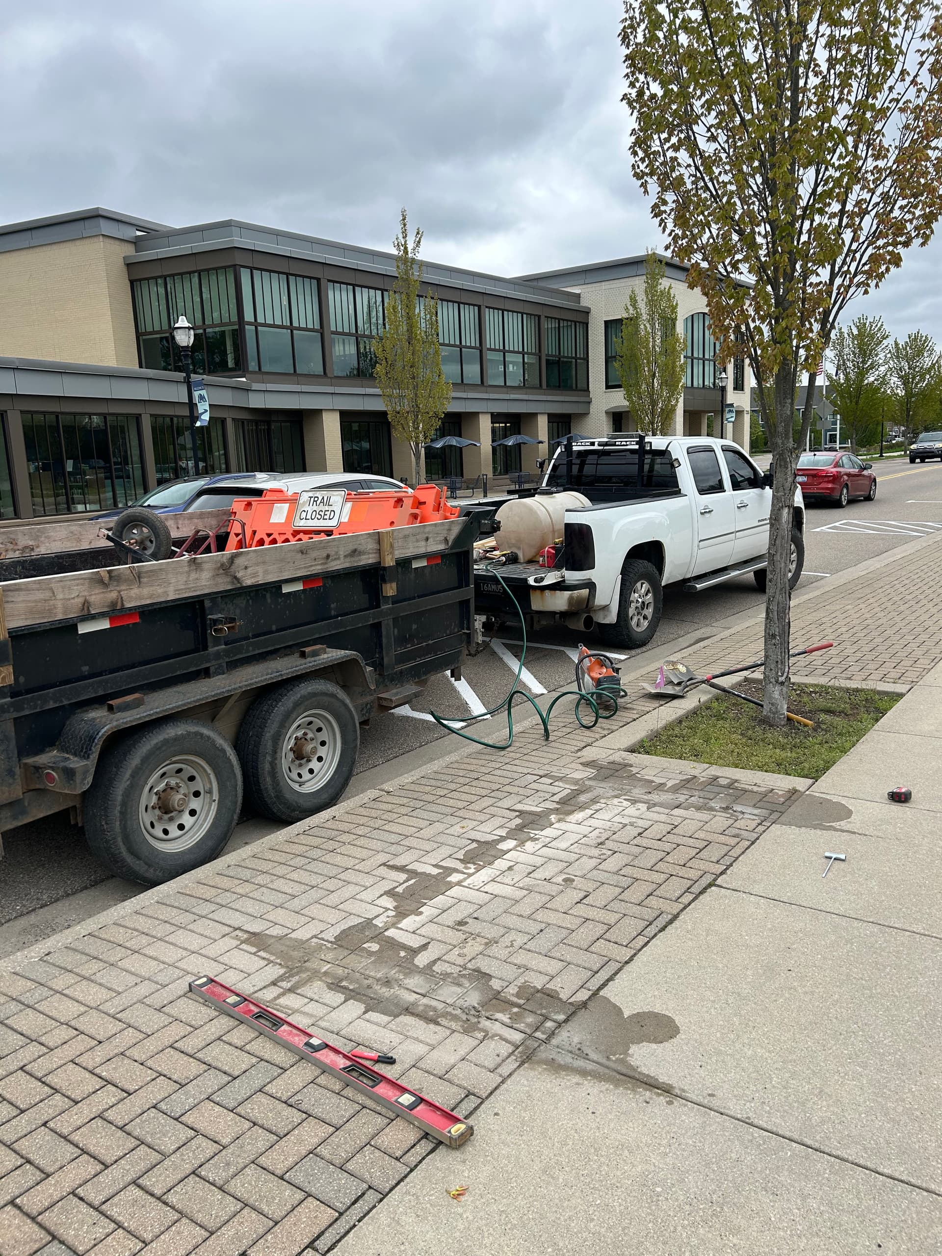 Prepping Downtown Ada for New Public Benches image