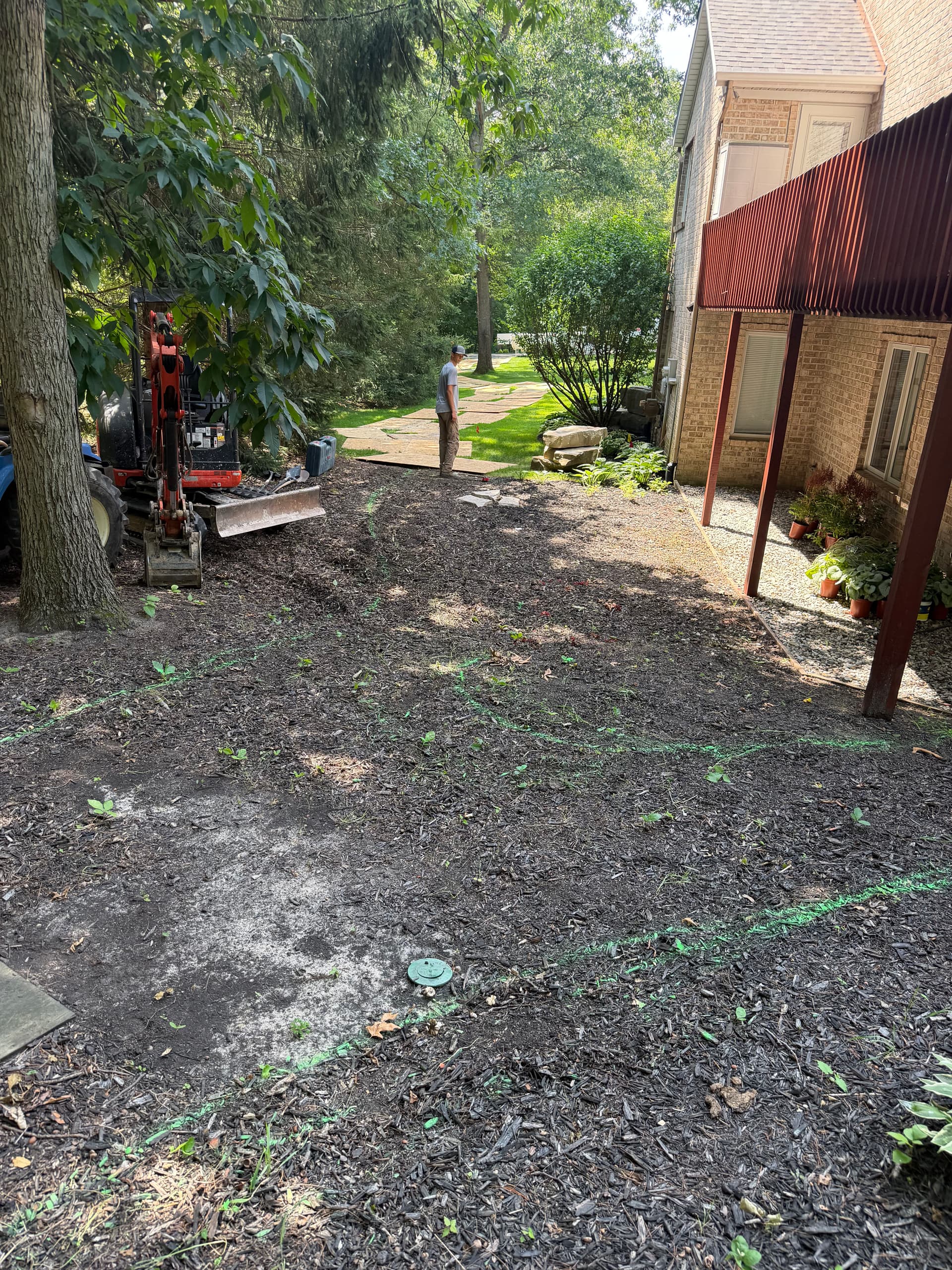 Gallery photos for Flagstone Walkway Install With a Buried Surprise Underneath: Image #5