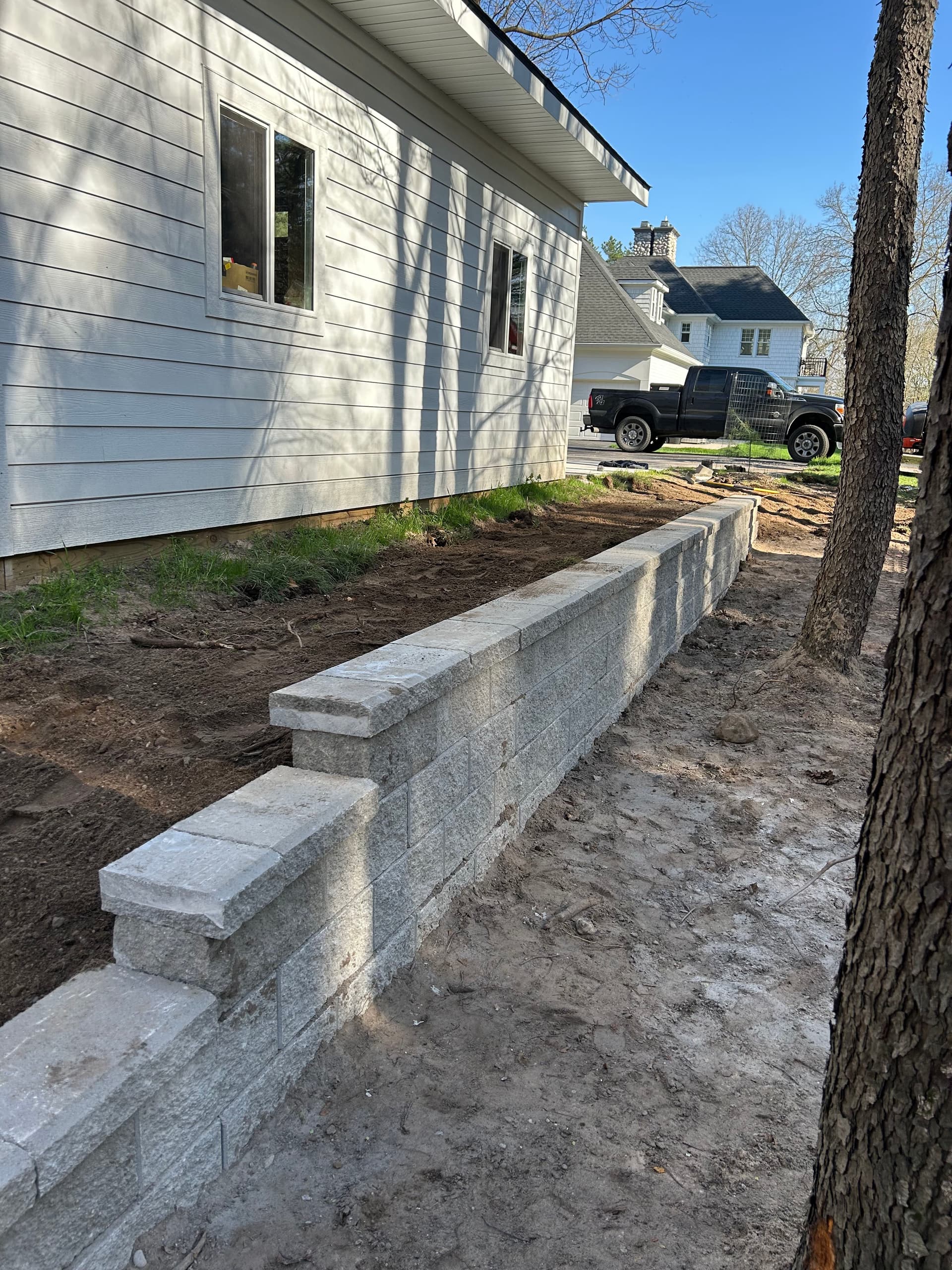 Gallery photos for Concrete Block Retaining Wall Built to Hold and Impress: Image #1