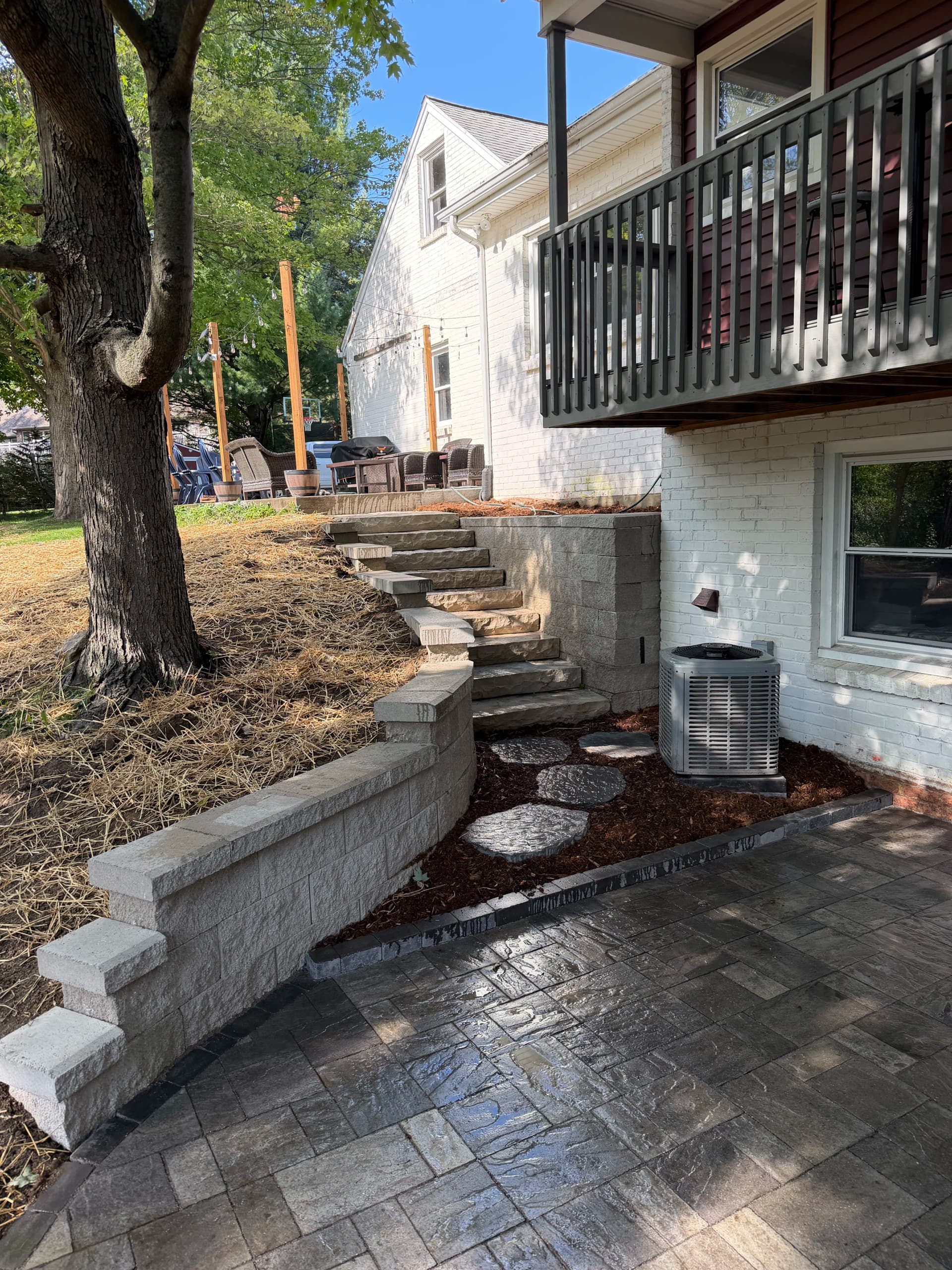 Gallery photos for New Patio and Step Install Gives This Backyard a Real Purpose: Image #2