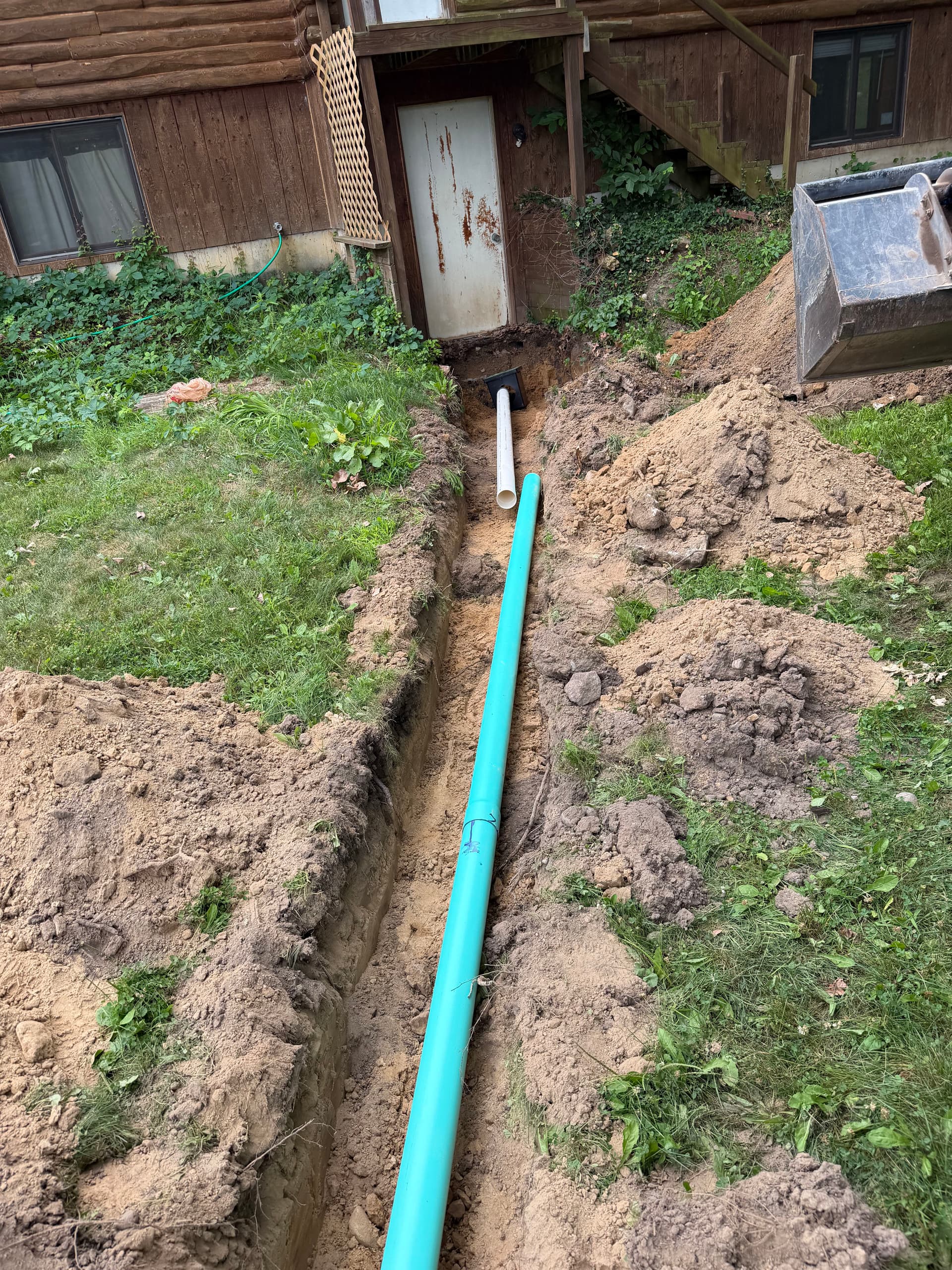 Catch Basin Install Fixes Backyard Drainage Problem image