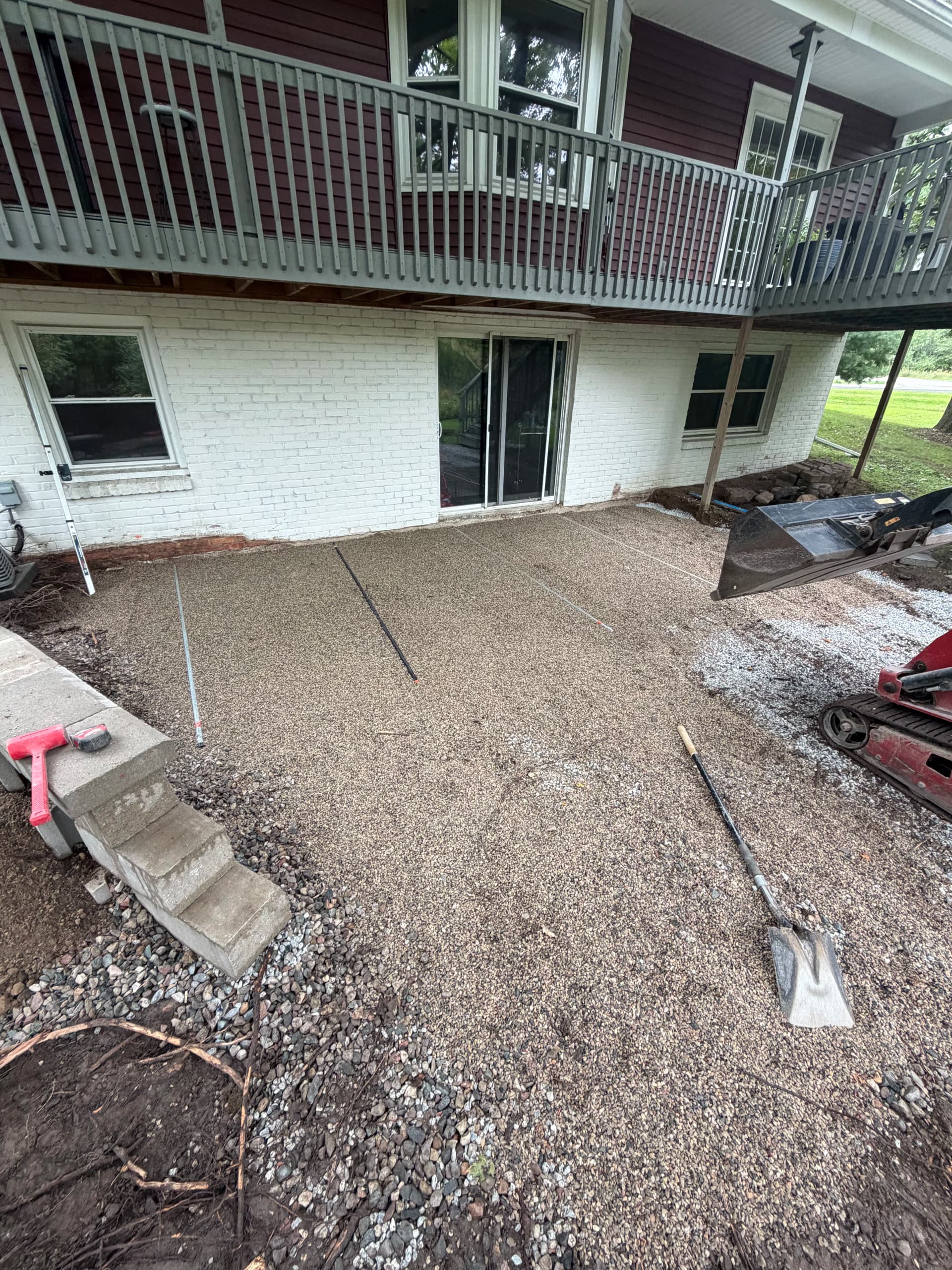 Gallery photos for Paver Patio Build in Progress - Here's Where We're At: Image #1