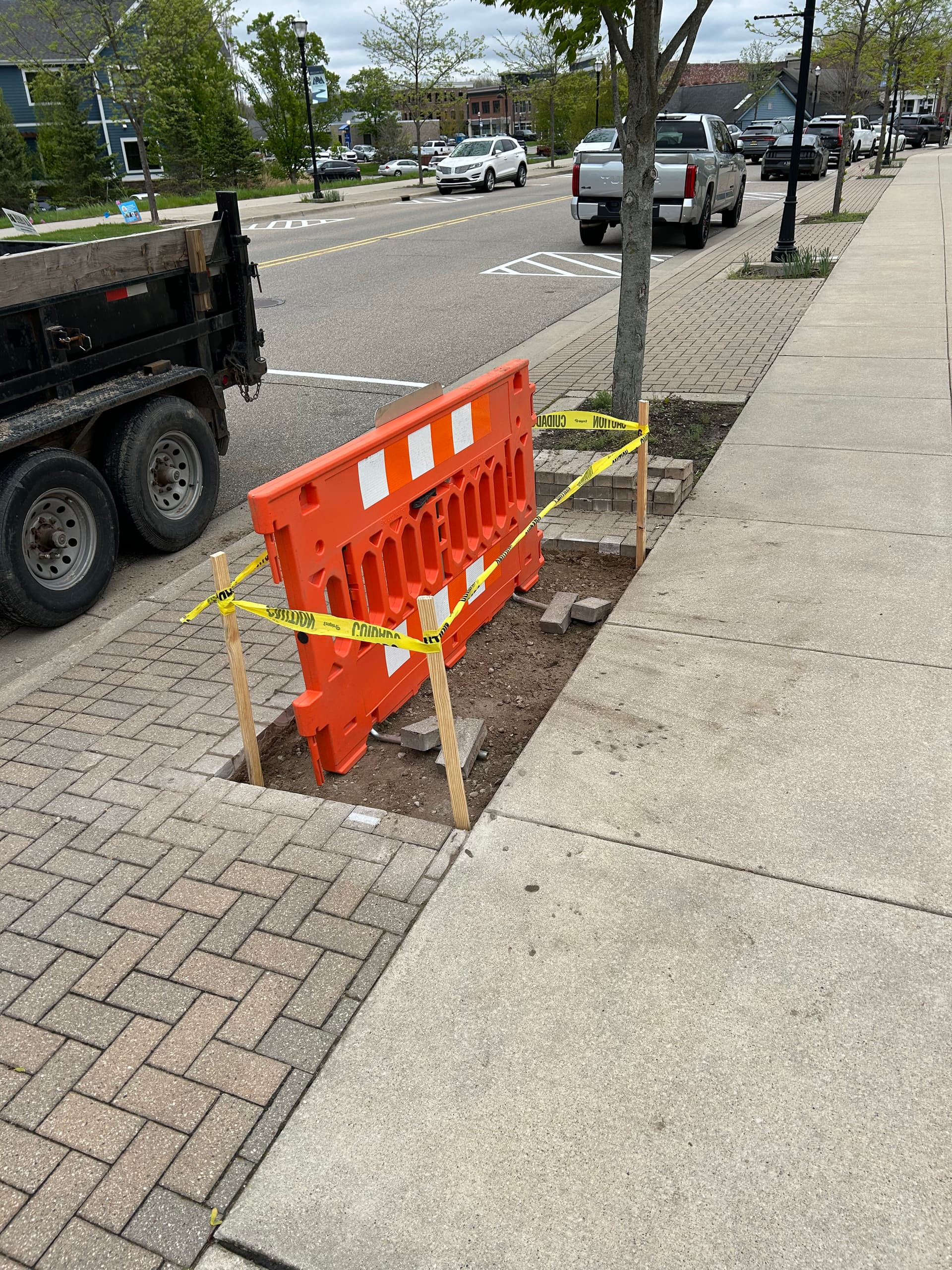Gallery photos for Prepping Downtown Ada for New Public Benches: Image #2