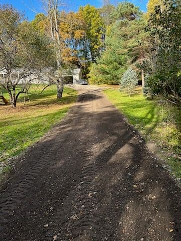 Crushed Asphalt Driveway Transformation