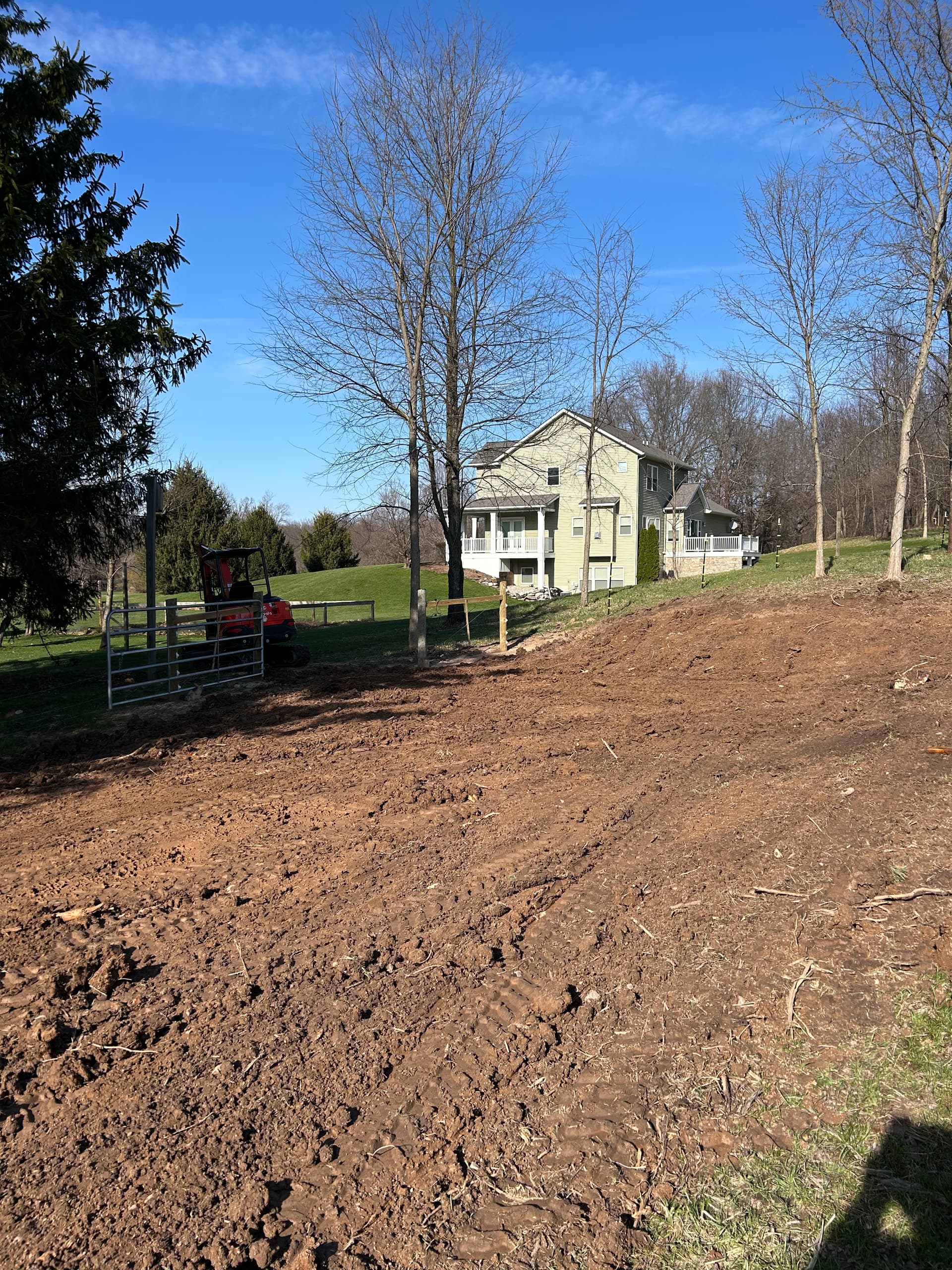 Gallery photos for Cleared and Leveled Cattle Landing Area from Scratch: Image #1