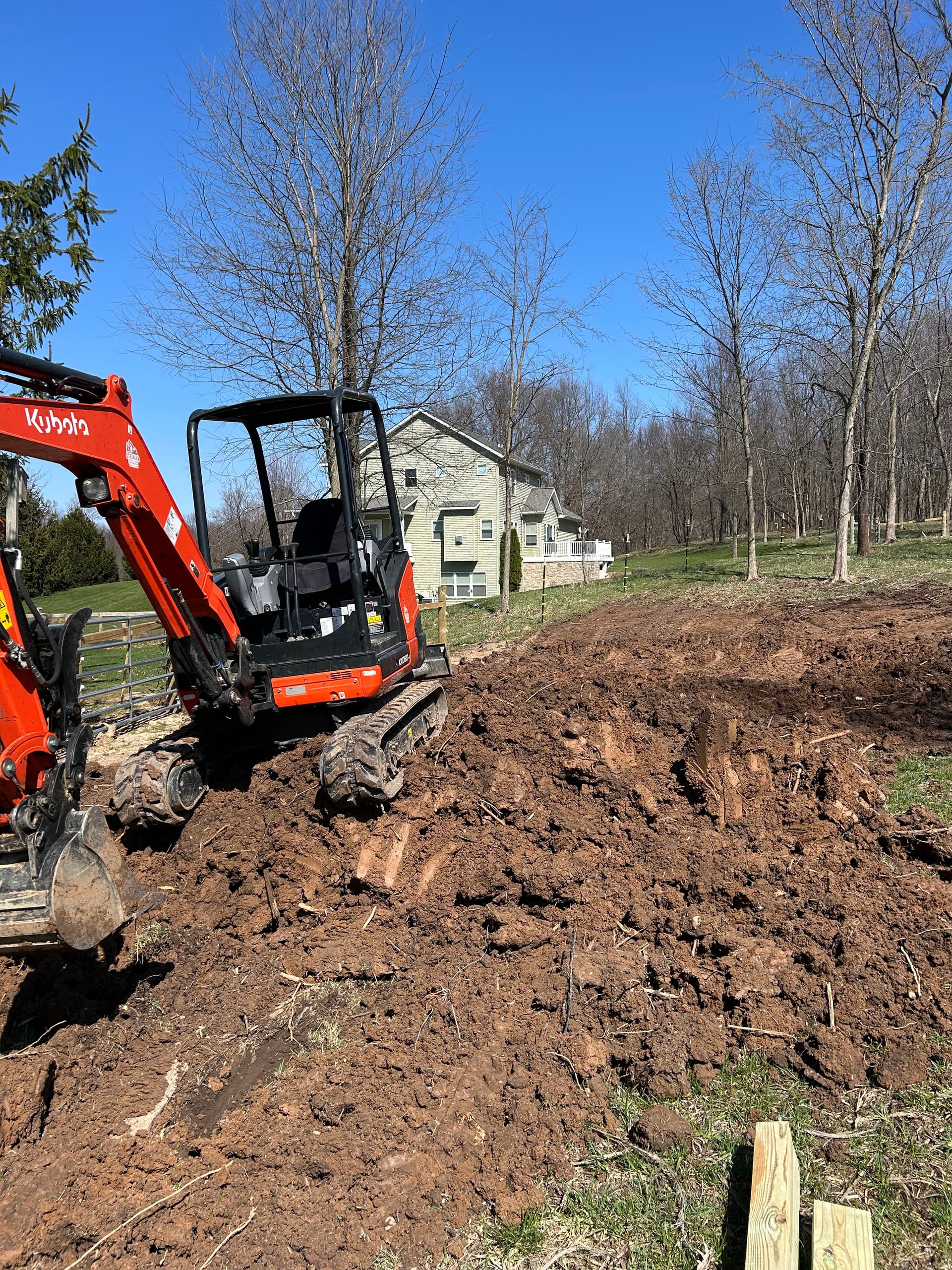 Cleared and Leveled Cattle Landing Area from Scratch image