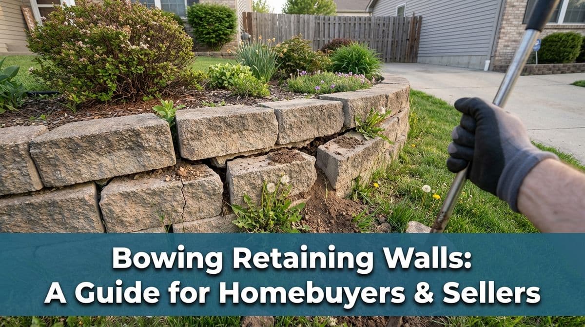 Blog post Bowing Retaining Walls: A Guide for Homebuyers & Sellers image